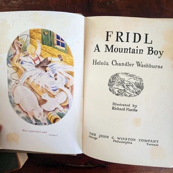 Fridl A Mountain Boy Washburne 1939 book - Picture 7 of 11